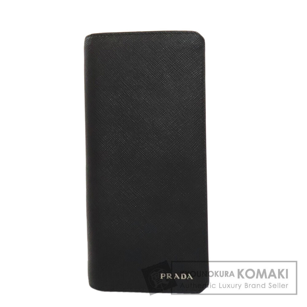 Prada Saffiano Logo Long Wallet